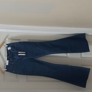 Judy Blue brand NWT, women's Flare, High Waist Jeans size 11/30. Inseam is 33".